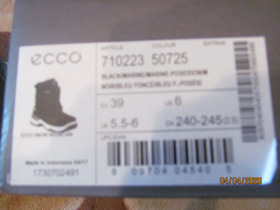 Зимние ботинки ECCO Snow Mountain