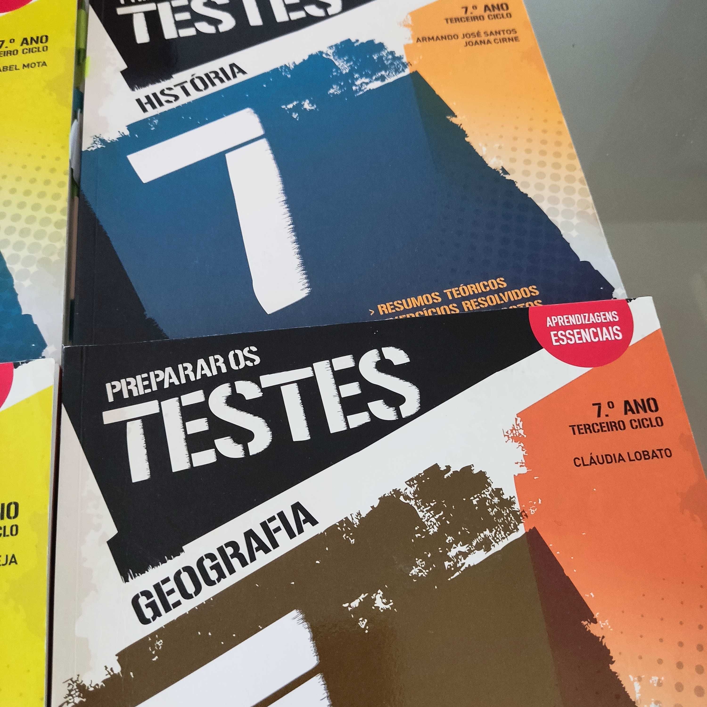 Livros exercícios 7 Ano