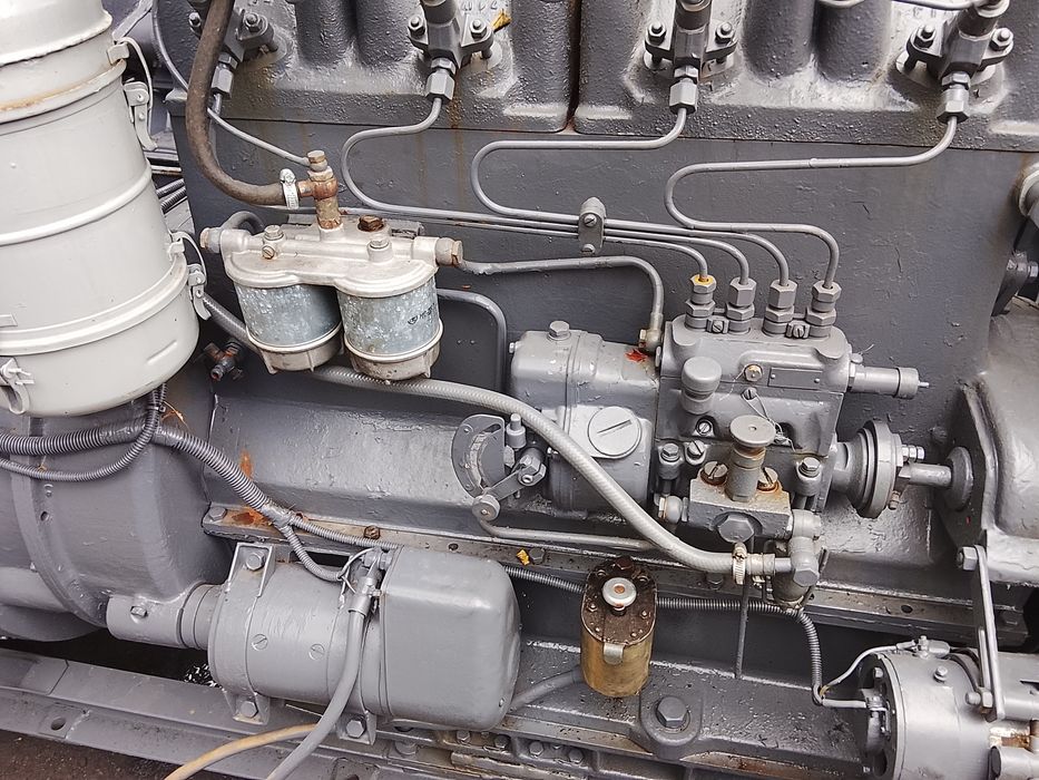 Silnik Andoria S 324 Chłodnica wody pompa wody prądnica Elmor 50 kw