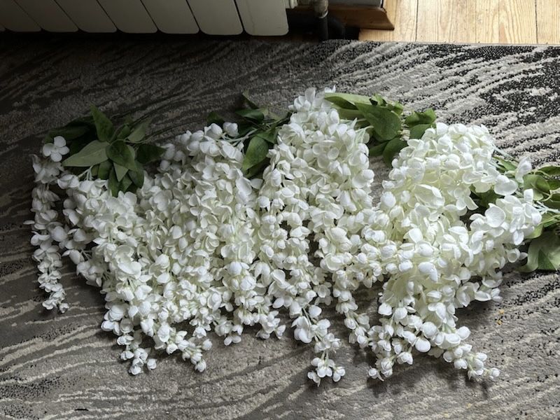 Wisteria glicynia sztuczna kwiat dekoracja