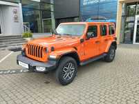 Jeep Wrangler PHEV SAHARA 4xe Hybryda 380 KM Lakier Punk'n Gwarancja do 2029