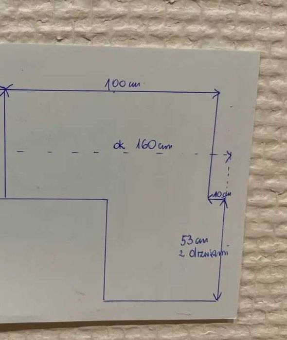 Szafa narożna biała pax 201cm wysokości Ikea