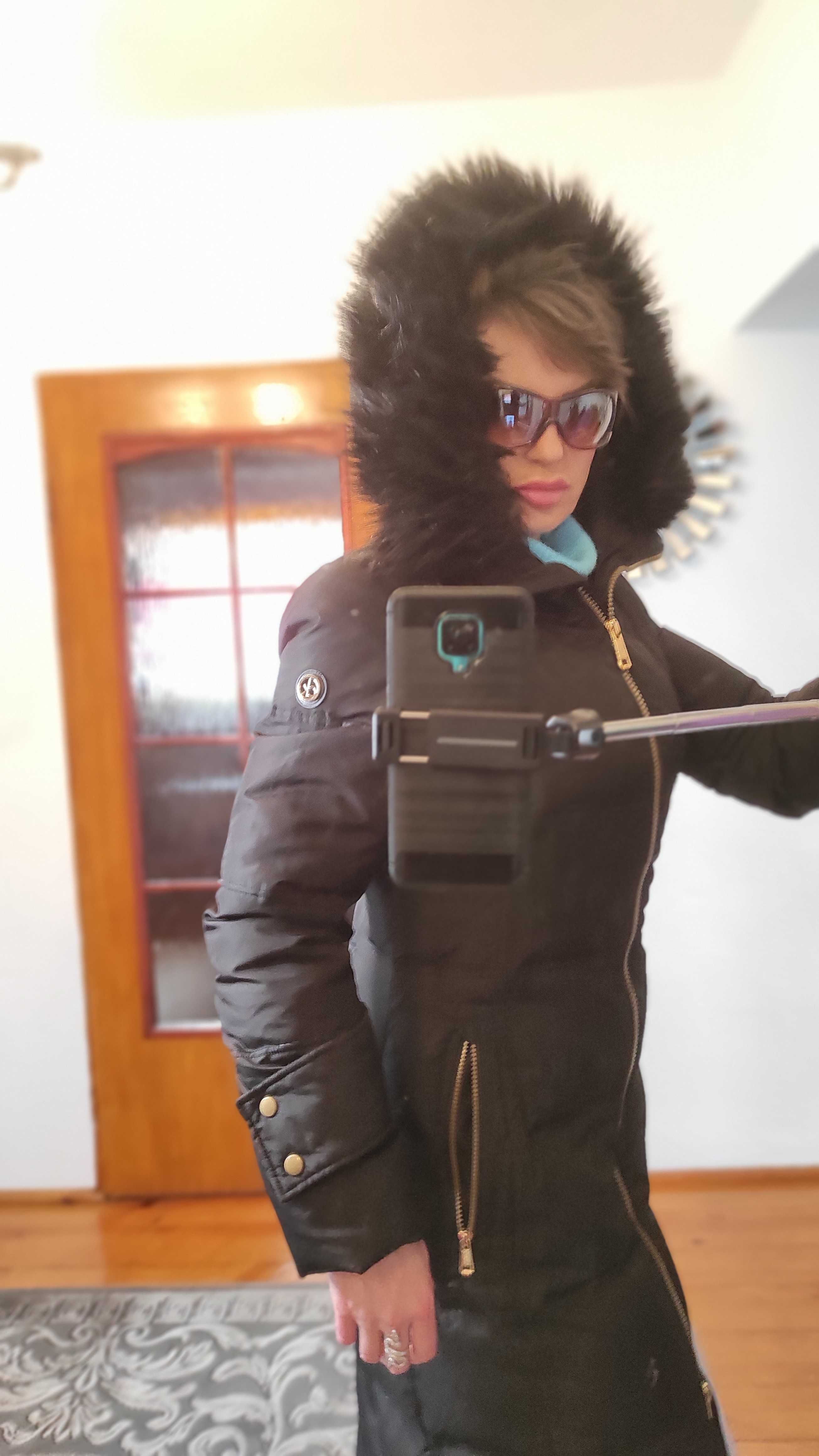 kurtka długa CALVIN KLEIN jak nówka