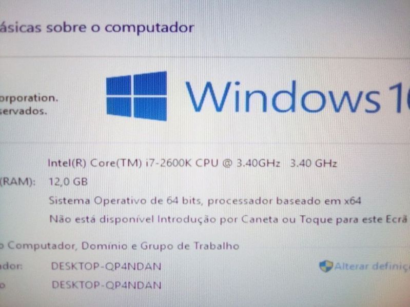 Computador Intel I7 2660 venda compra e reparação de computadores