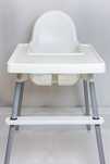 POUSA PÉS – LACADO BRANCO – PARA A CADEIRA DE CRIANÇA ANTILOP DO IKEA