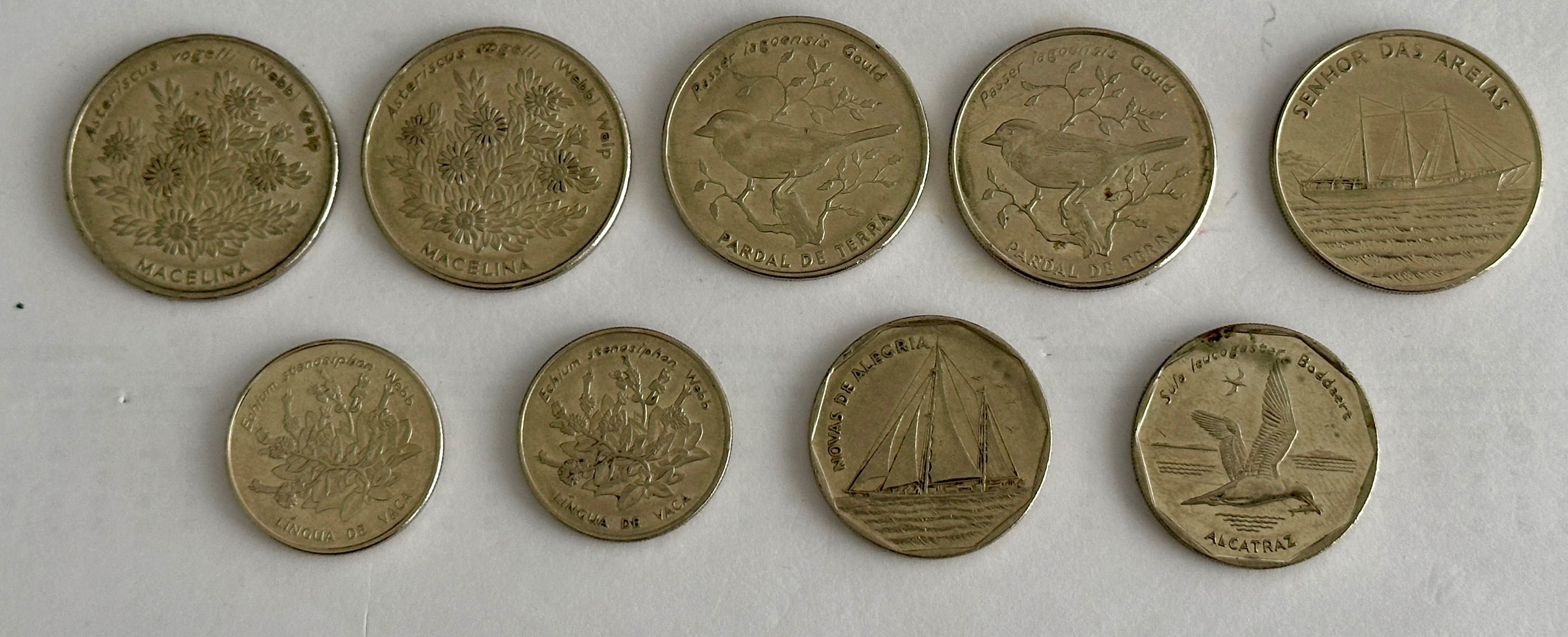 Moedas comemorativas Escudo - Cabo verde