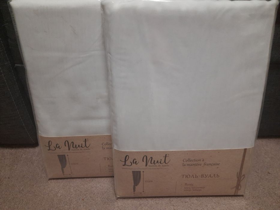 Тюль-вуаль 400×275, айворі