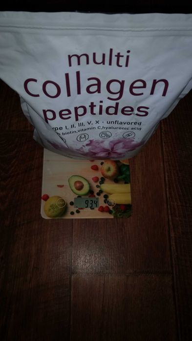 Kolagen I II III V X  Biotyna +Wit C + Kwas hialuronowy w proszku 934g