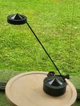 Vintage postmodern Lugano lampka na biurko biurowa by E Lite, 1980s