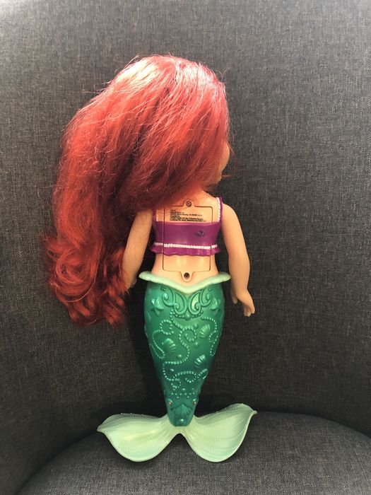 Syrenka Lalka Arielka 35cm Mówi Świecący ogon