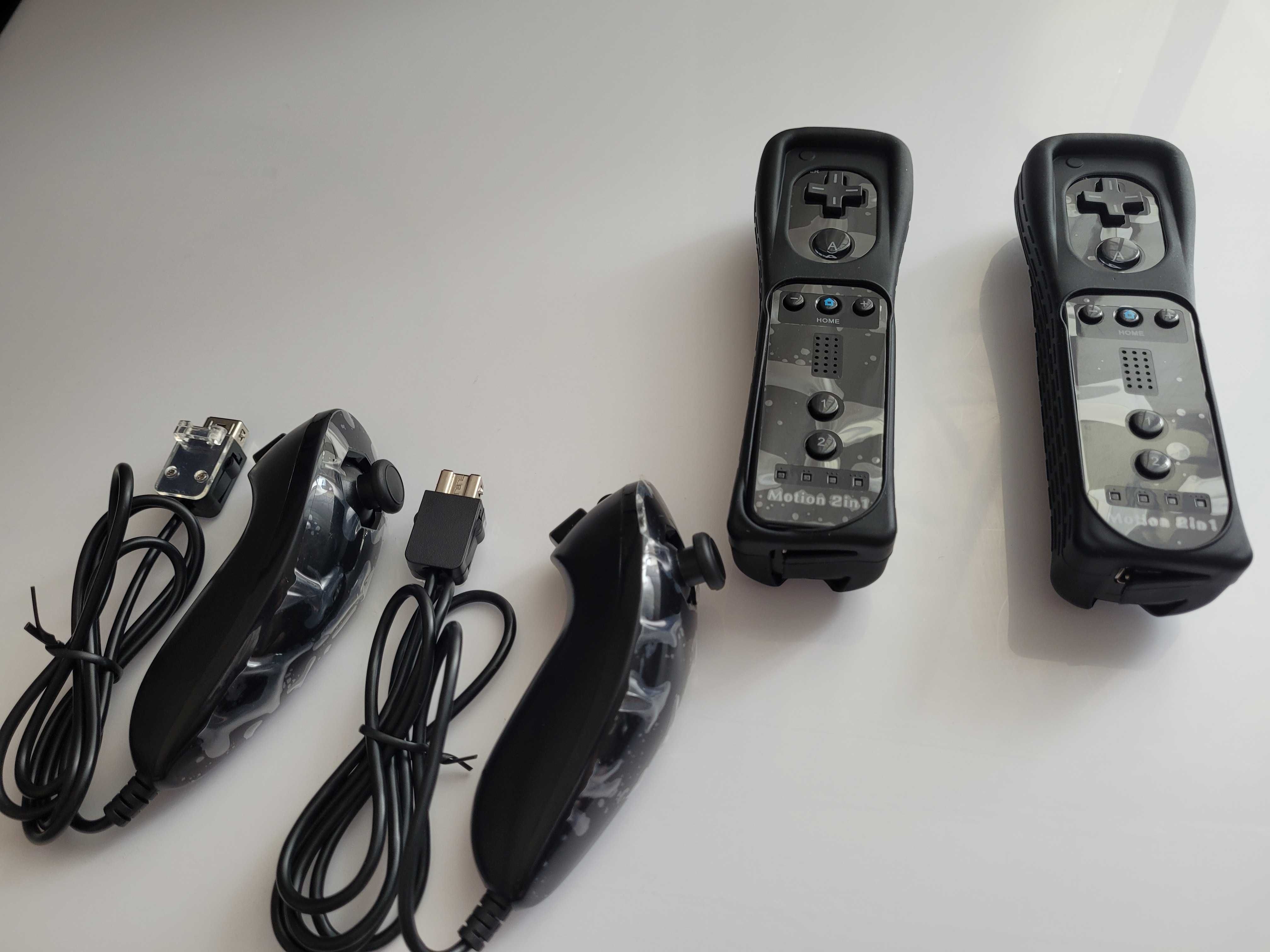 TechKen Pilot zdalnego sterowania Wii z kontrolerem Nunchuck Wii