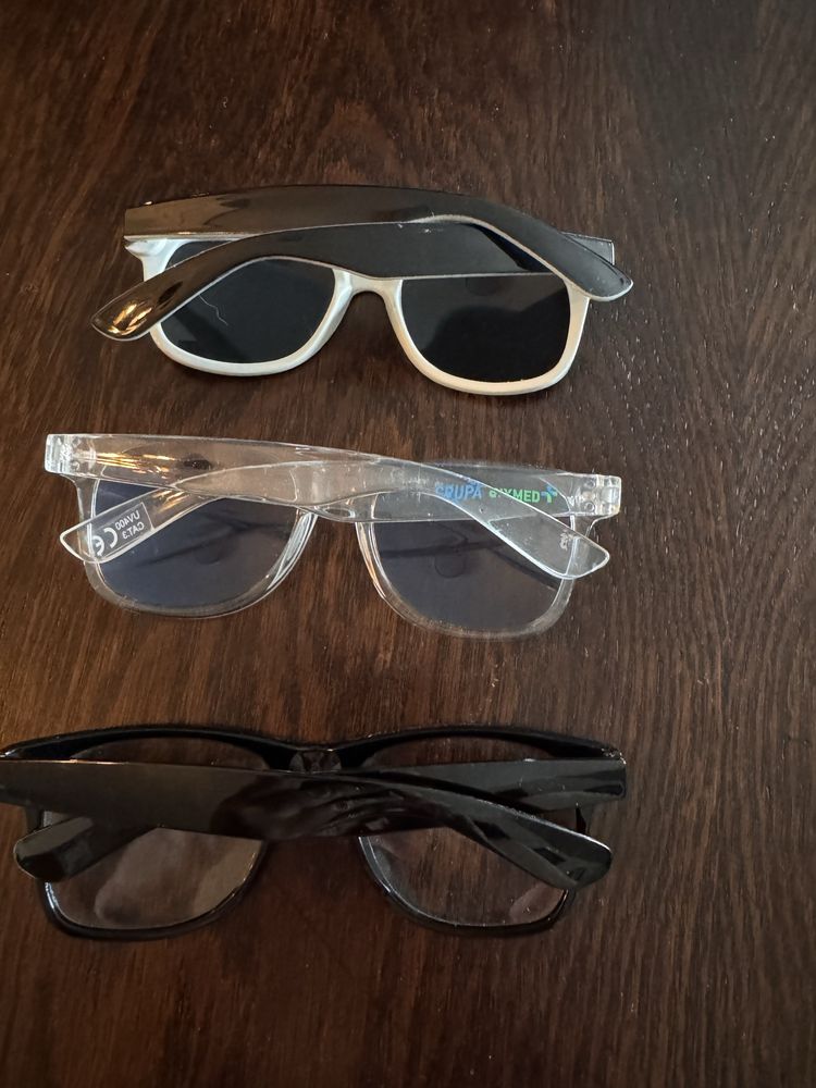 Okulary trzy pary 15 zł