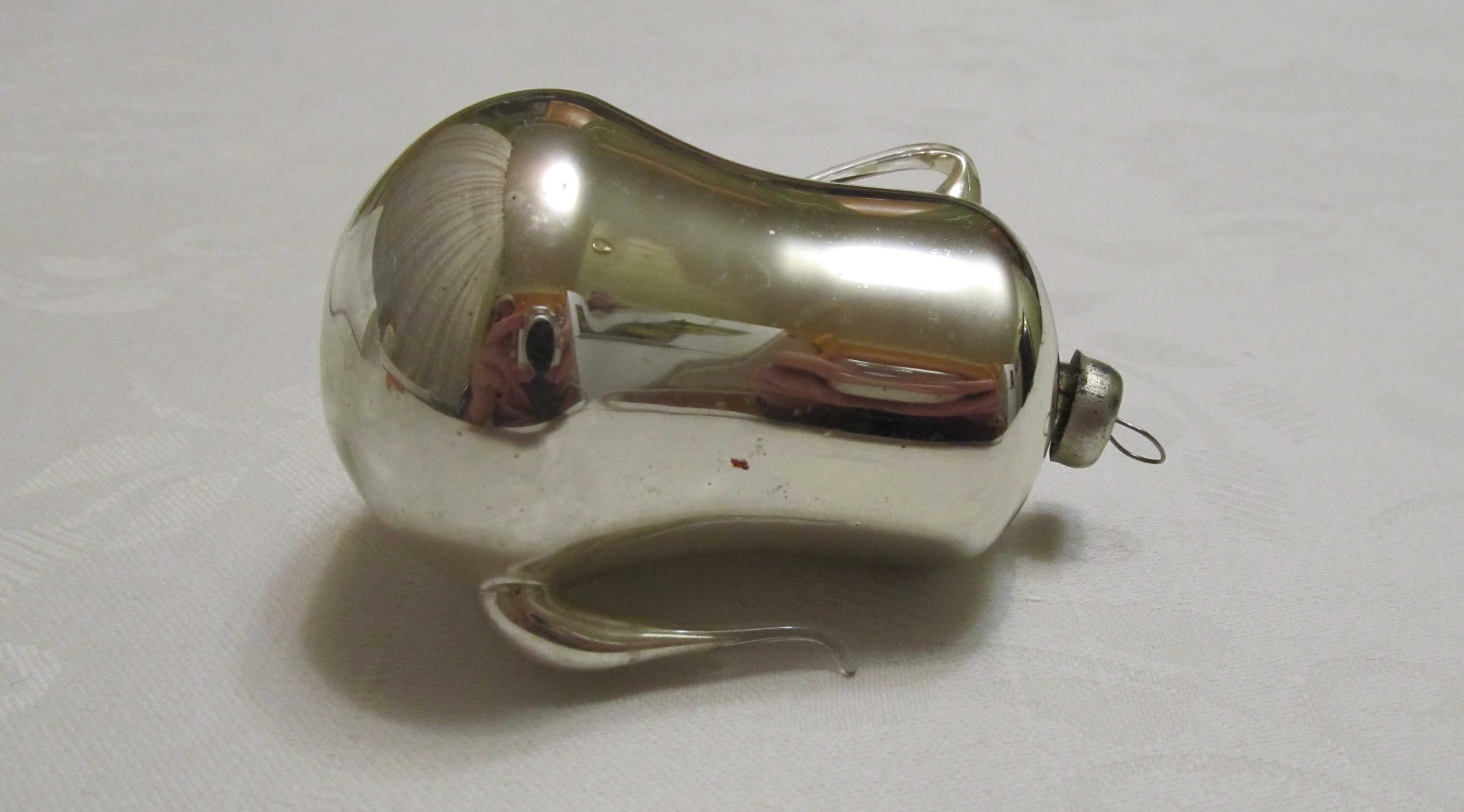 Раритетная советская елочная игрушка "Кофейник" 1930-50 гг.