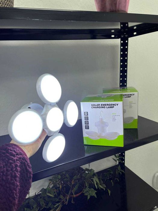 Акумуляторна ЛАМПА для дому і вулиці. Автономний фонарь + ЗАРЯДКА!