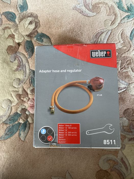 Wąż Gazowy  z regulatorem webber