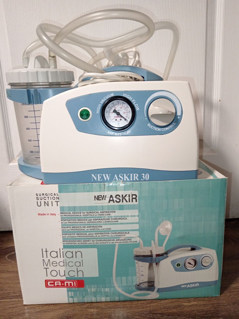 Медичний аспіратор портативний NEW ASKIR 30 Proximity RE-310100/56
Осо