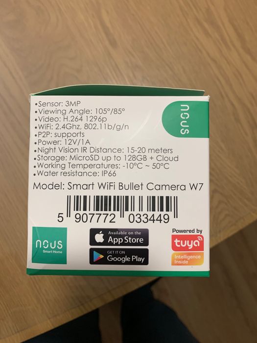 Kamera smart WiFi Nous W7 tuya