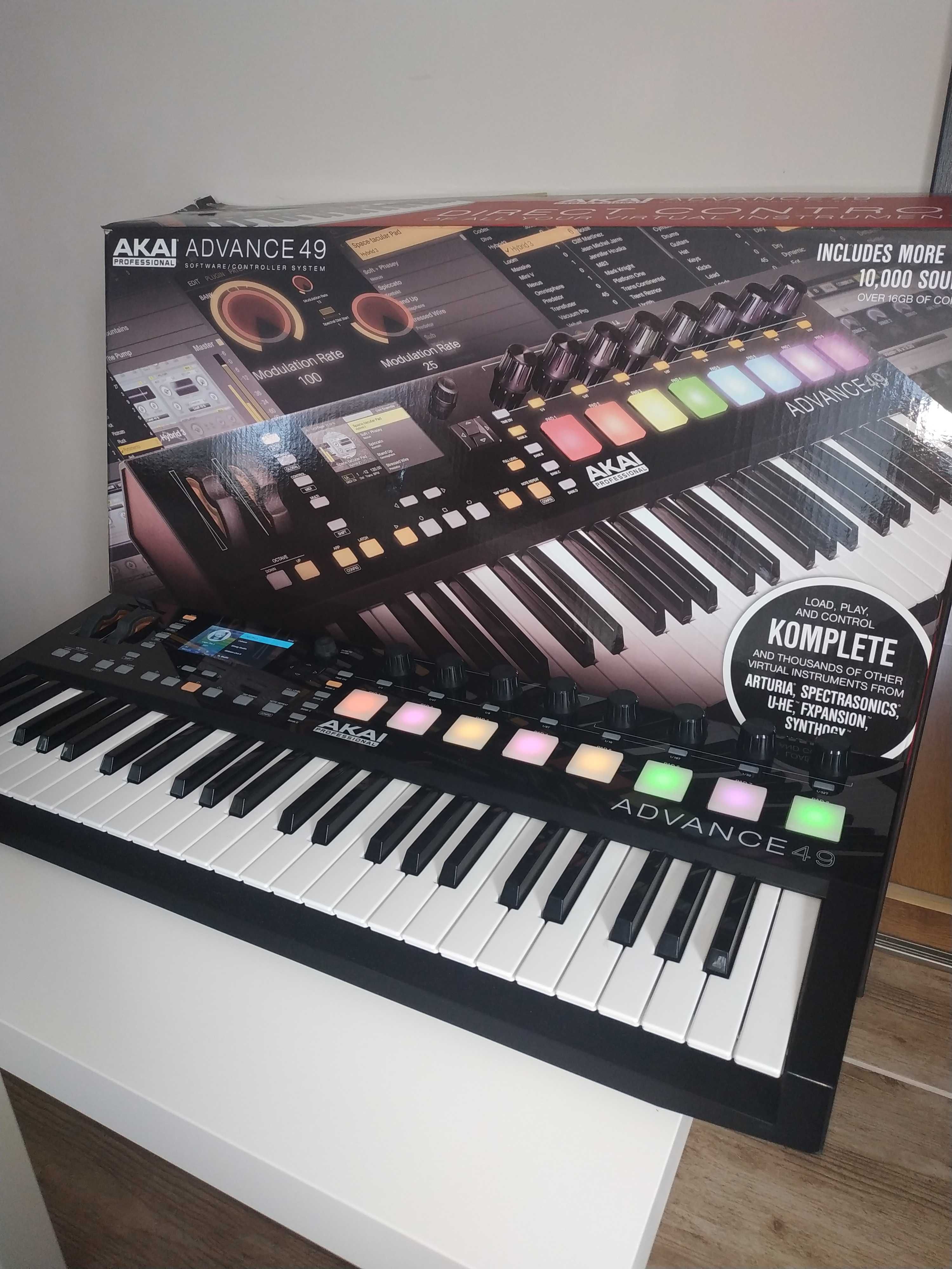 Klawiatura midi Akai Prof. Advance 49 + soft!