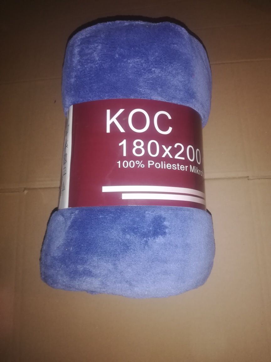 Koc z mikrofibry 180x200 x 2 szt.