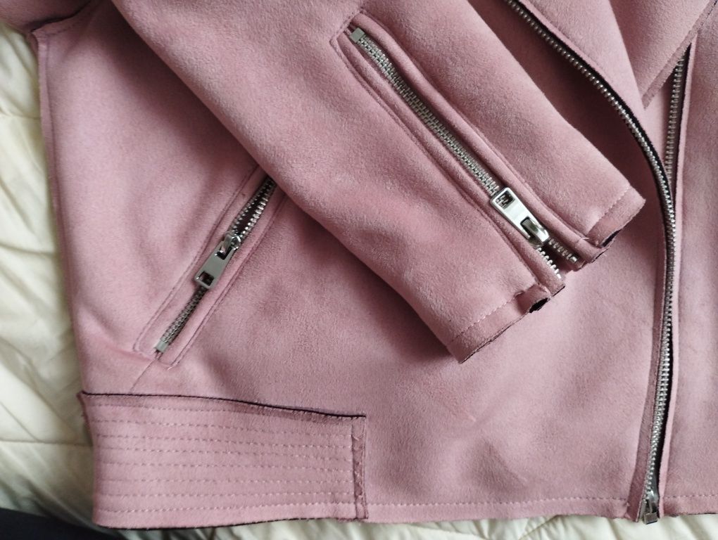 Куртка жіноча, , косуха рожева