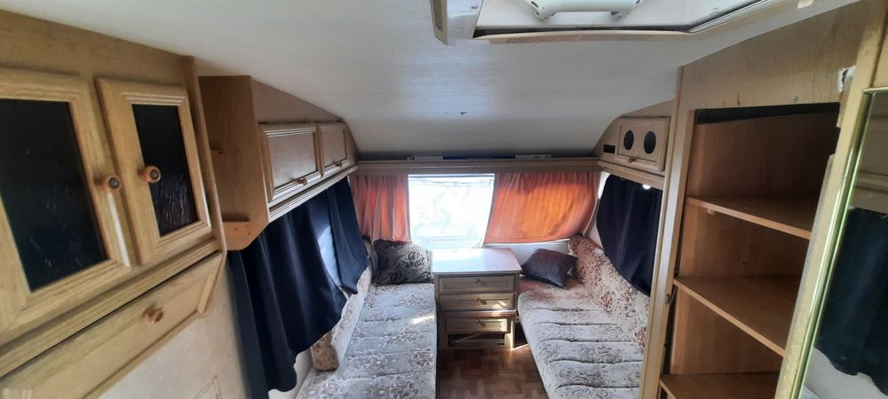 Przyczepa kempingowa na działkę altanka stacjonarna