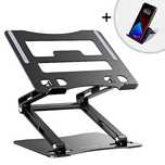Podstawka pod laptopa Wozinsky WRS-CPY75DSB aluminiowa + Gratis! podst