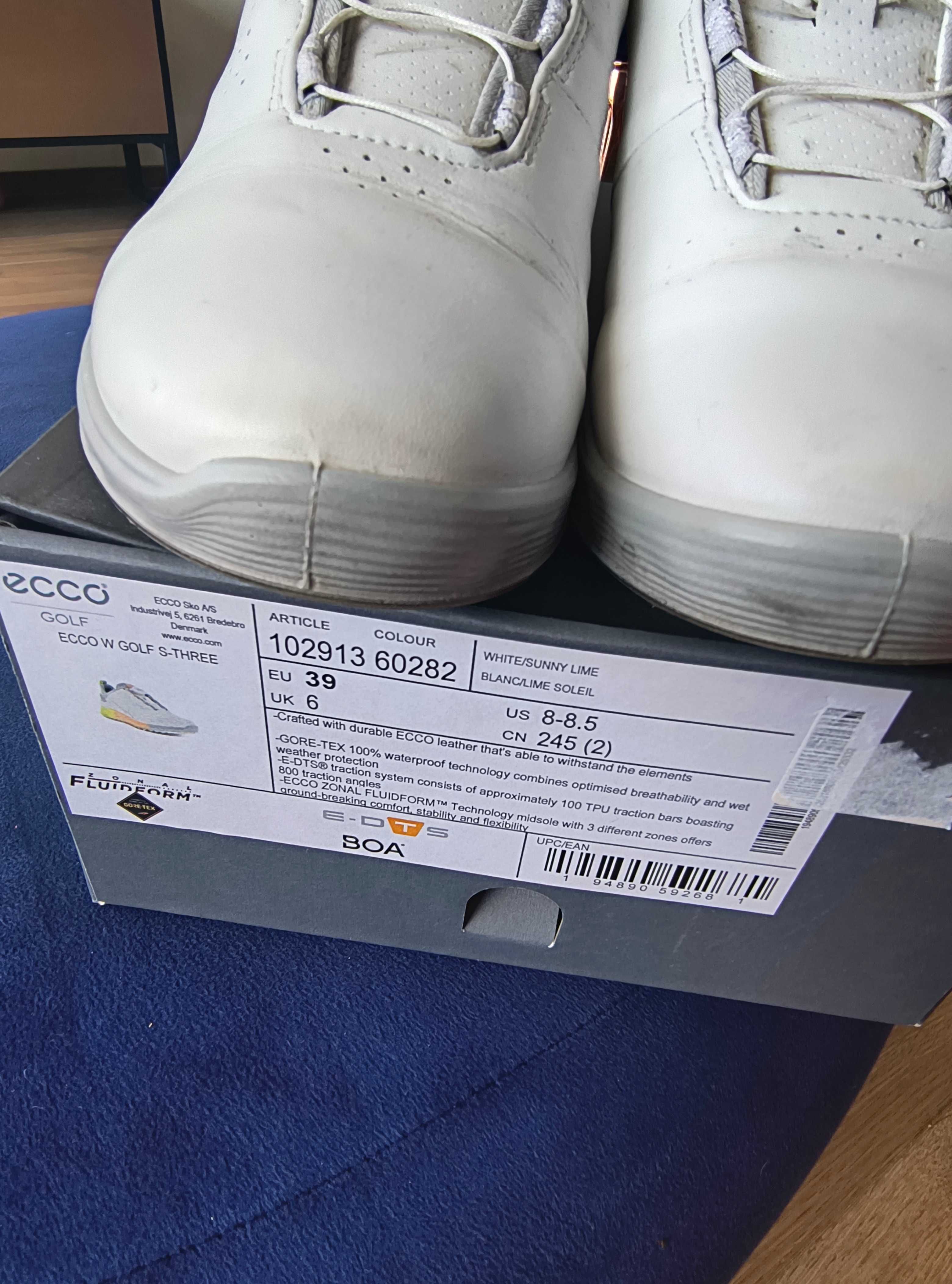 Buty Ecco Golf z systemem boa