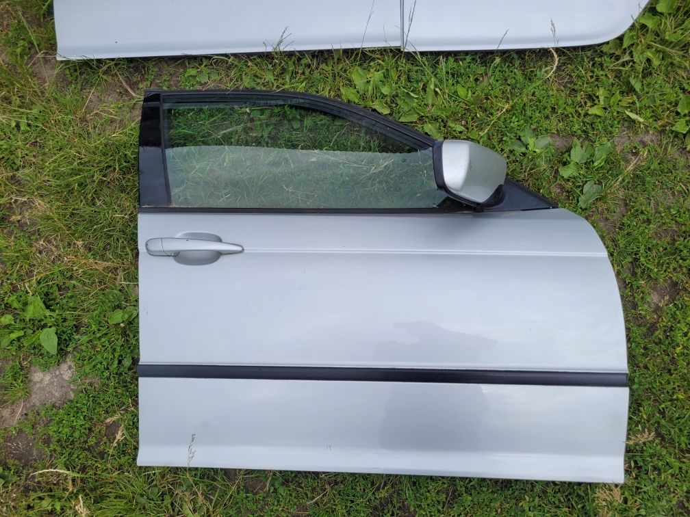 Lusterko prawe BMW e46 compact/sedan  titansilber (drzwi lewe/prawe)