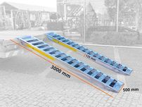 Nowe lekkie najazdy aluminiowe nowa rampa najazdowa 4t 4000 kg 3m