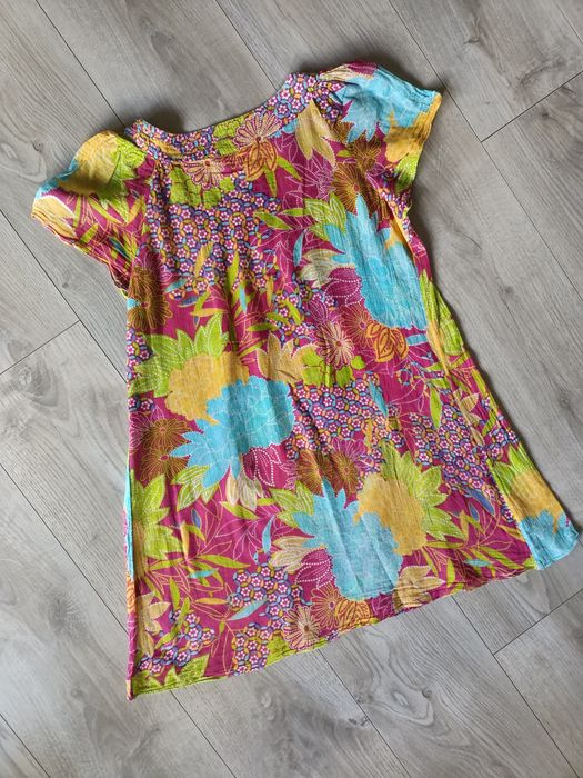 Tunika lekka Bluzka M Boho Hippie Etno Folk