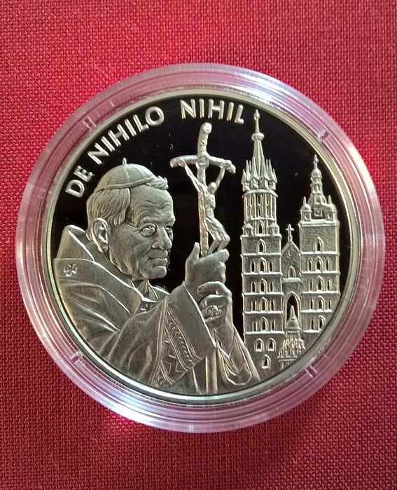 Jan Paweł II 2005 r moneta pamiątkowa Zakon Maltański