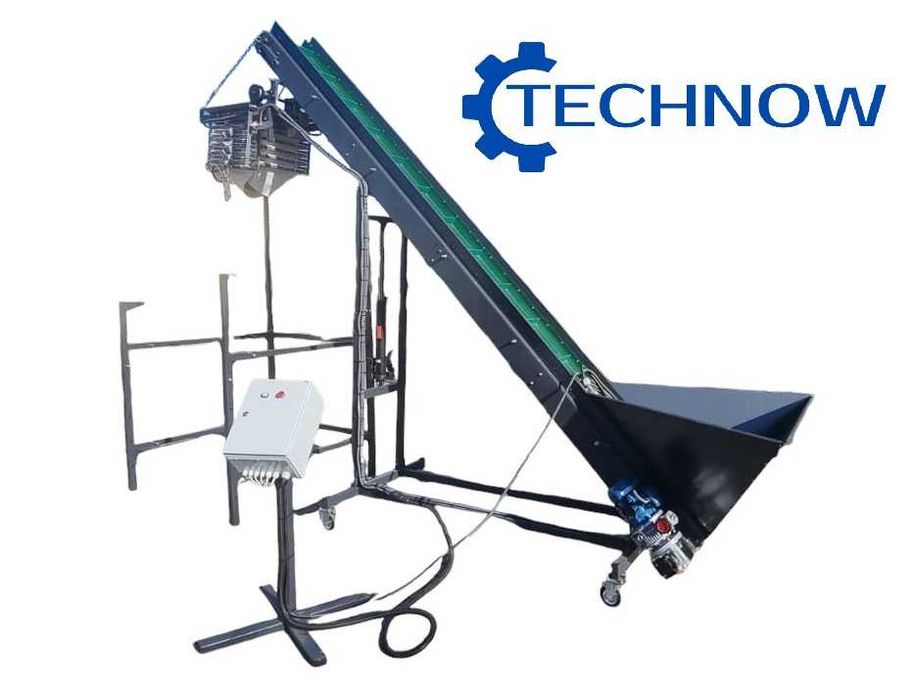 Automatyczny napełniacz kaskadowy do warzyw do BIG-BAG i skrzyniopalet