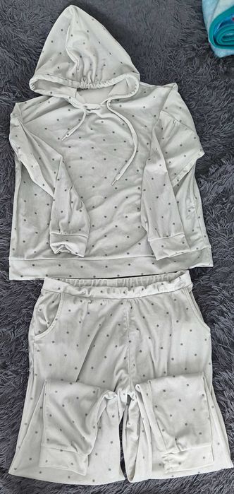 Śliczny zestaw set komplet bluza + spodnie piżama