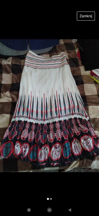 Spódnica długa etno folk