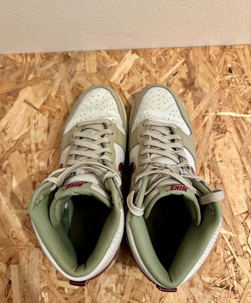 Nike Dunk High White Tan