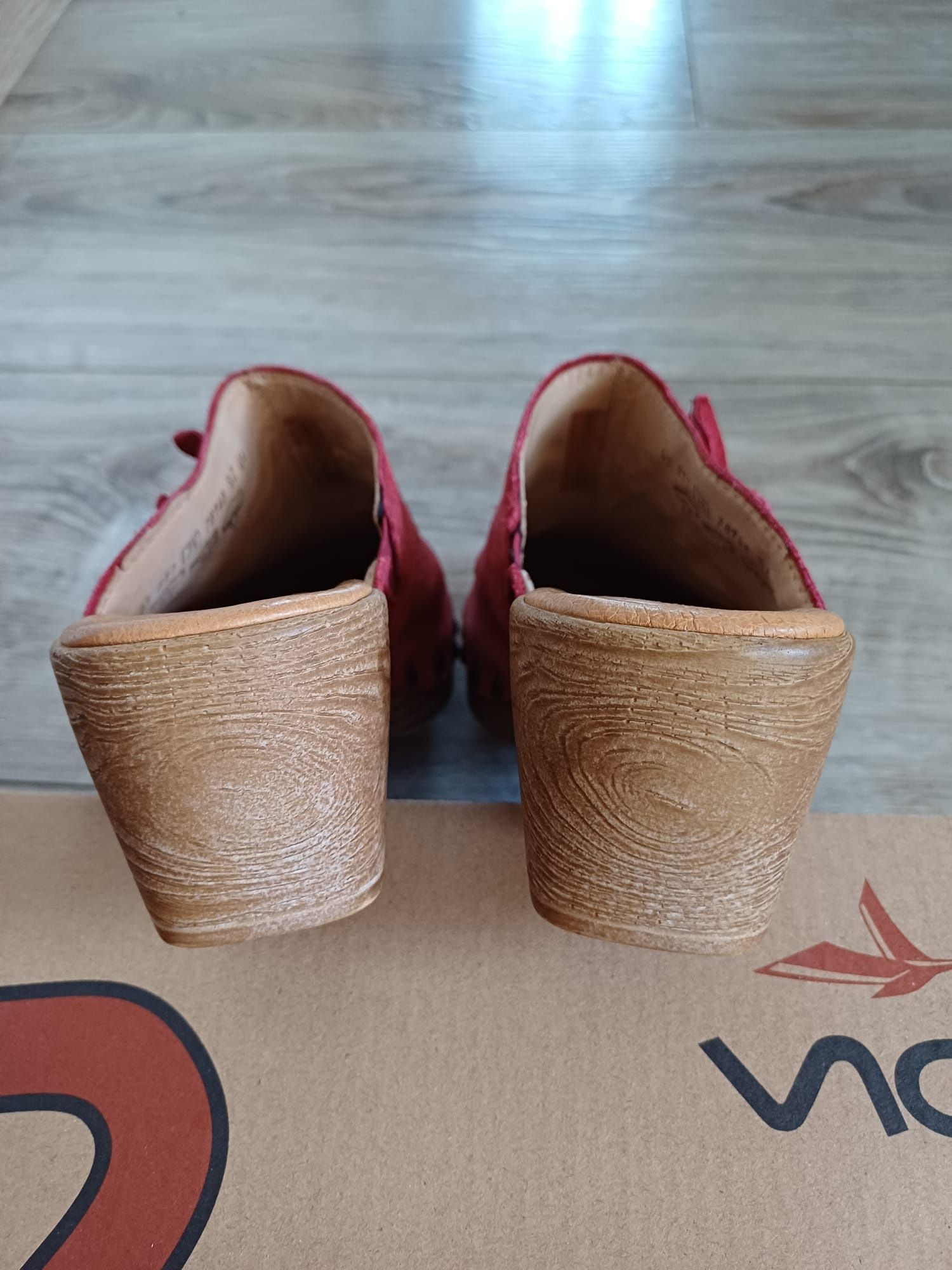 Buty na lato klapki skórzane firmy Gabor rozm 3,5 (36,5).
