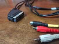 Adaptadores audio e video (jack 3.5, SCART, S-Video,AV)