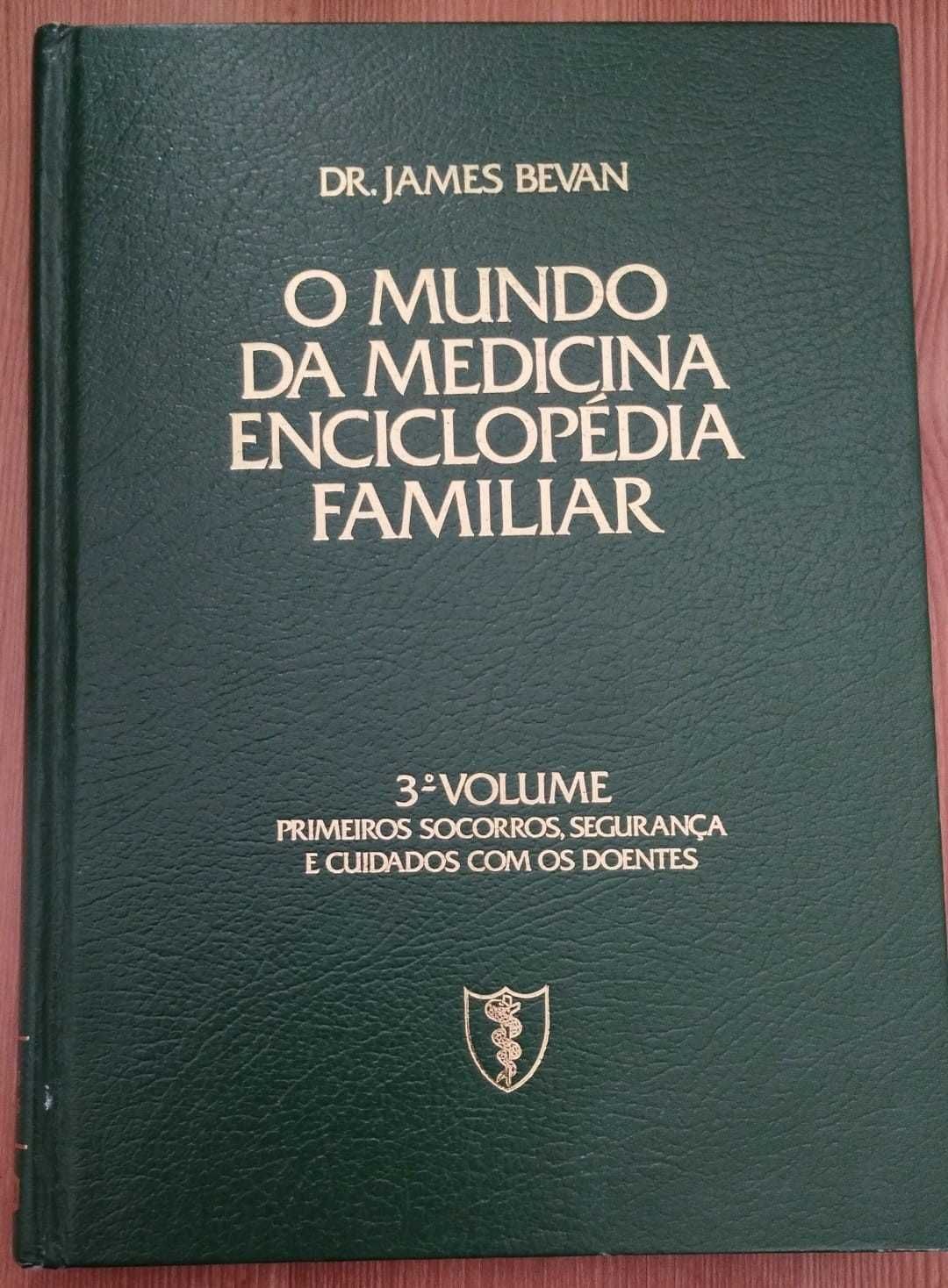 Mundo da Medicina: Enciclopédia Familiar 4 Volumes -James Bevan (1986)