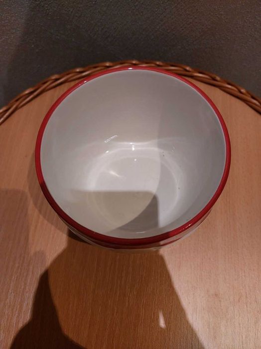 Świąteczna doniczka, miska ceramiczna