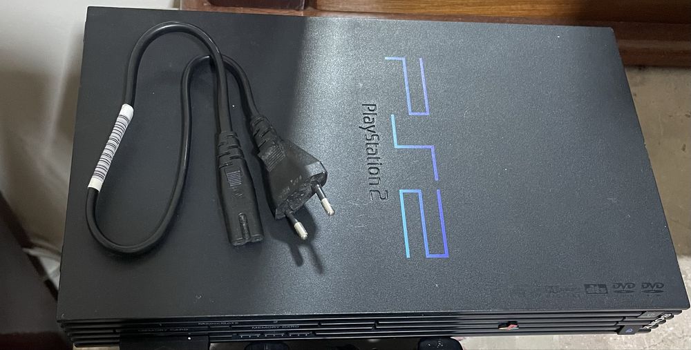 Ps2 fat + cabo de energia .