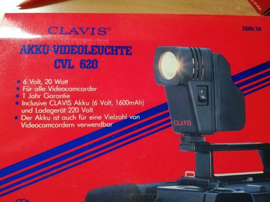 Lampa Clavis CVL 620 wszystkie kamery Video VHS,VHS-C i 8mm