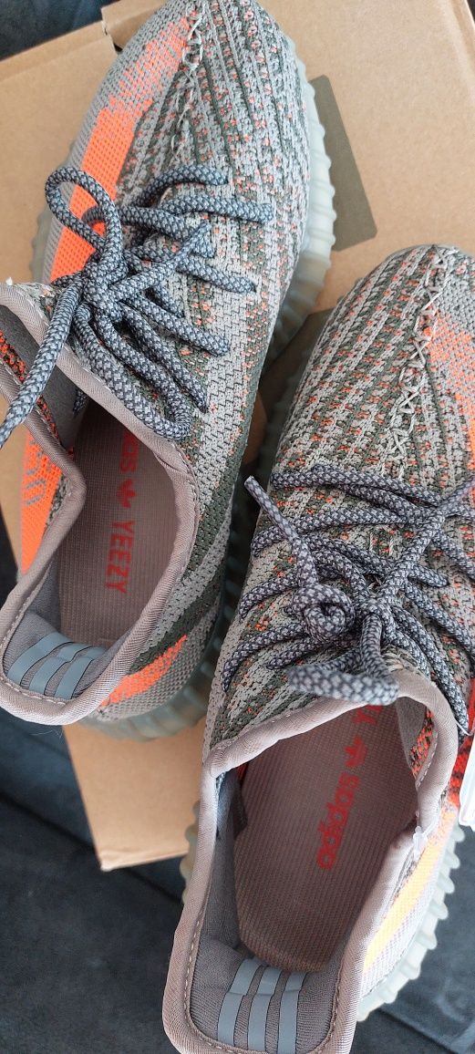 Buty yeezy  kanye 38 v2 carbon beluga