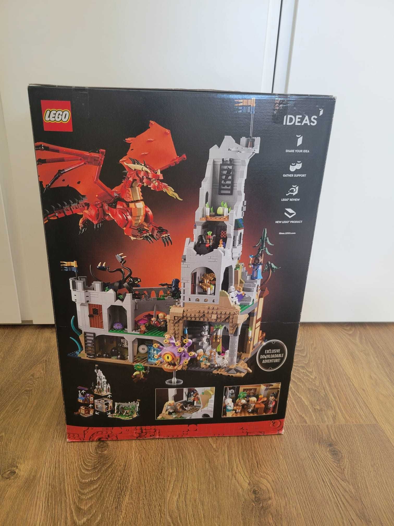 Lego 21348 - Dungeons & Dragons: Lenda do Dragão Vermelho. Novo Selado