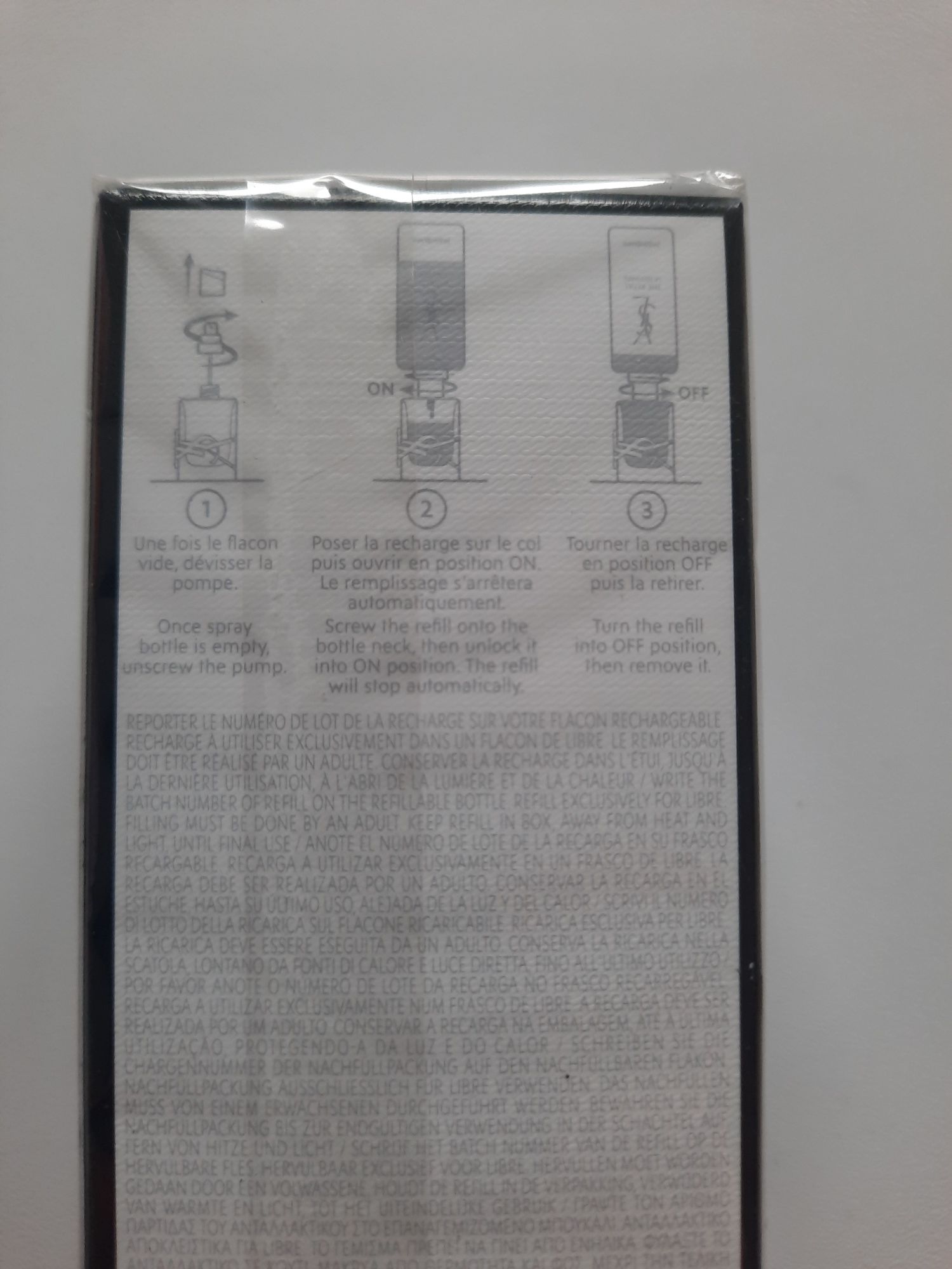 Libre YSL 100 ml eau de parfum refill woda perfum. uzupełnienie