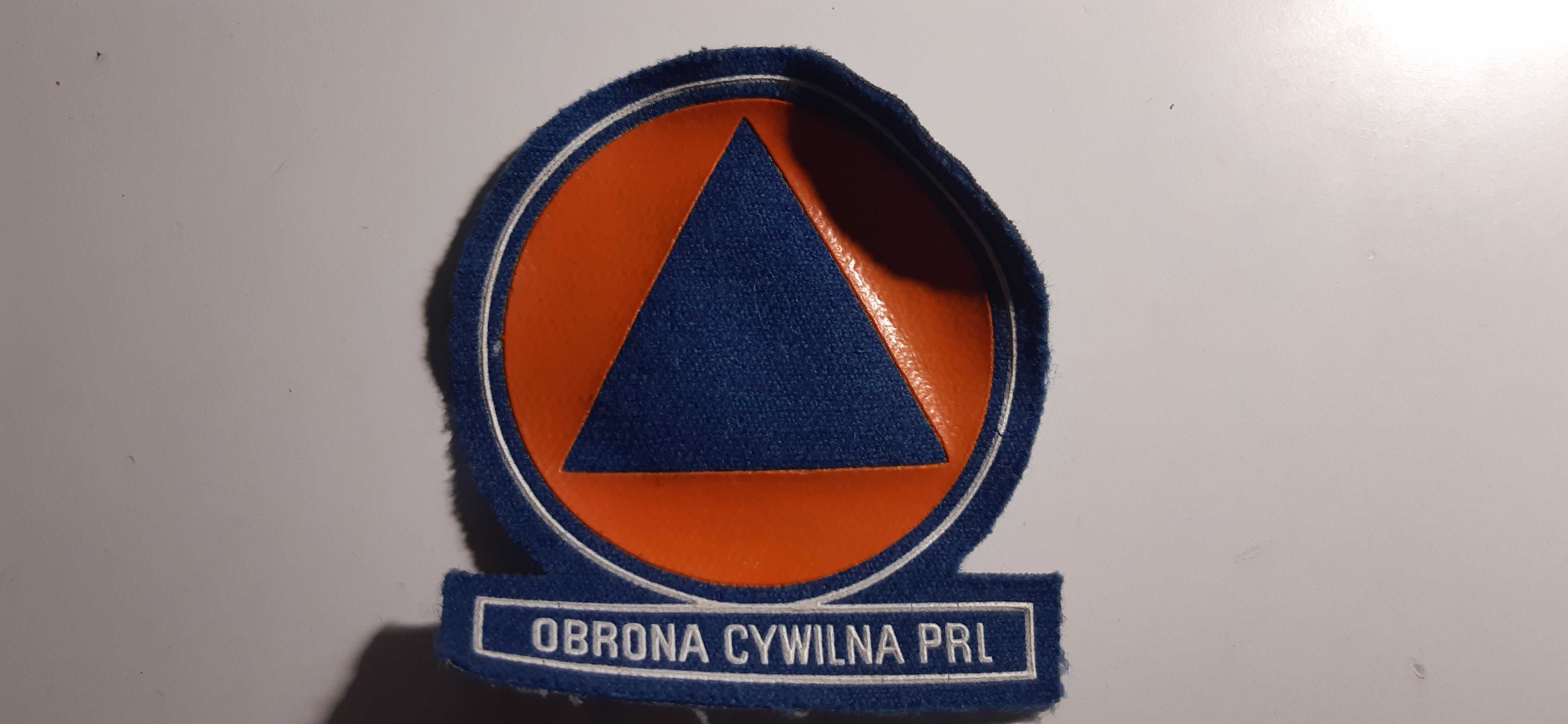 naszywka prl obrona cywilna PRL