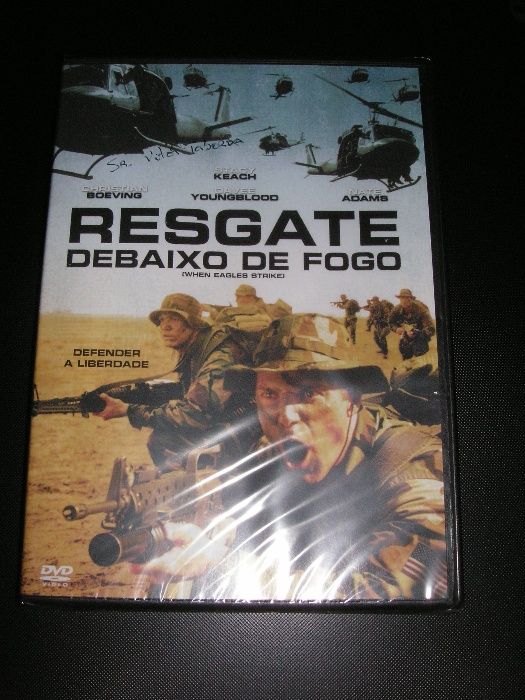 DVD Resgate Debaixo de Fogo (Novo)