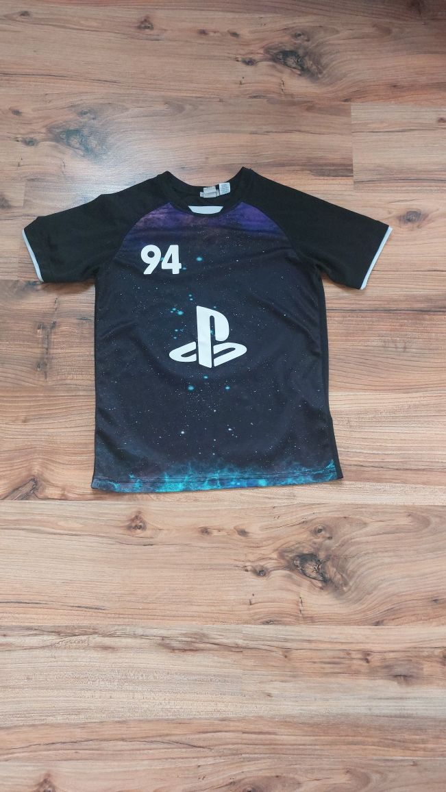 Koszulka H&M PlayStation 146 152 sportowa tshirt chłopięcy gamingowa