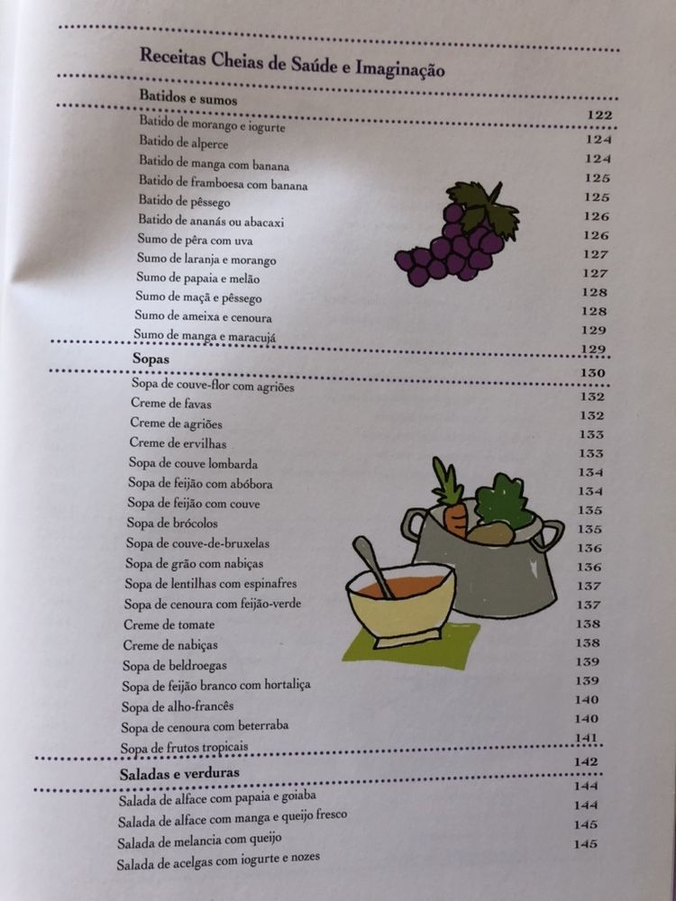 Livro Crescer para Cima com mais de 100 receitas