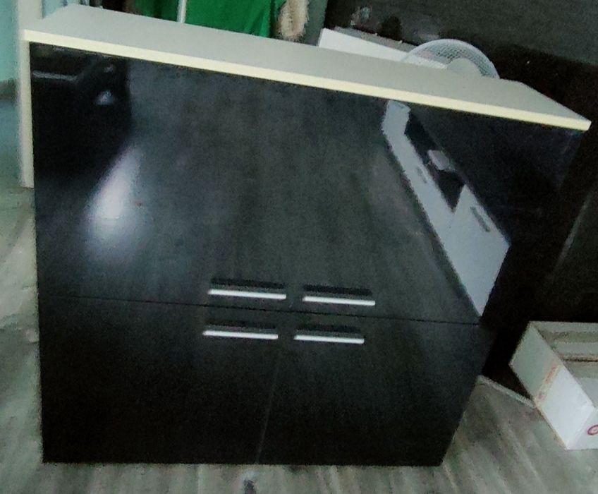 Komoda biało czarna