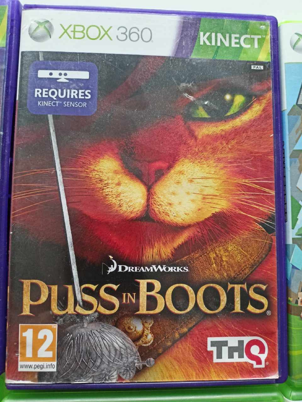 Xbox 360 gra kot w butach/puss in boots